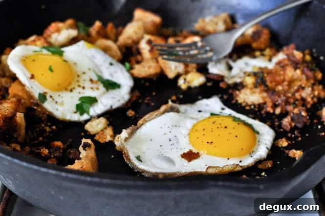 Day After Thanksgiving Breakfast Hash with Cheddar Mashed Potato Pancakes