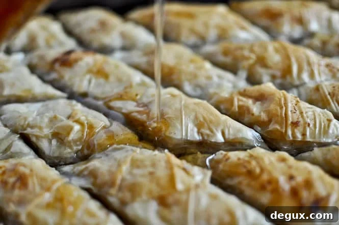 Finished baklava