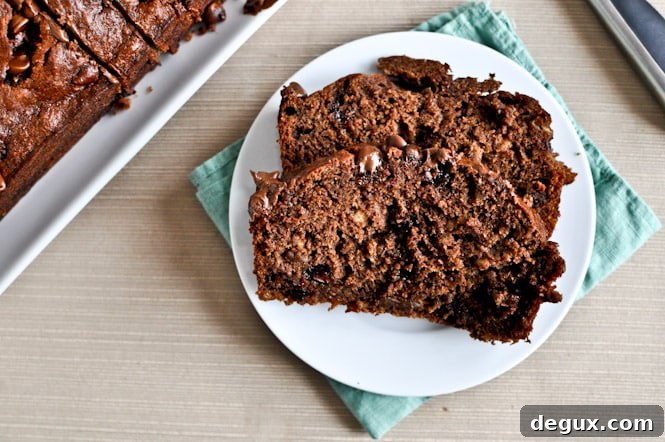Triple Fudge Banana Bread Triple Fudge Banana Bread
