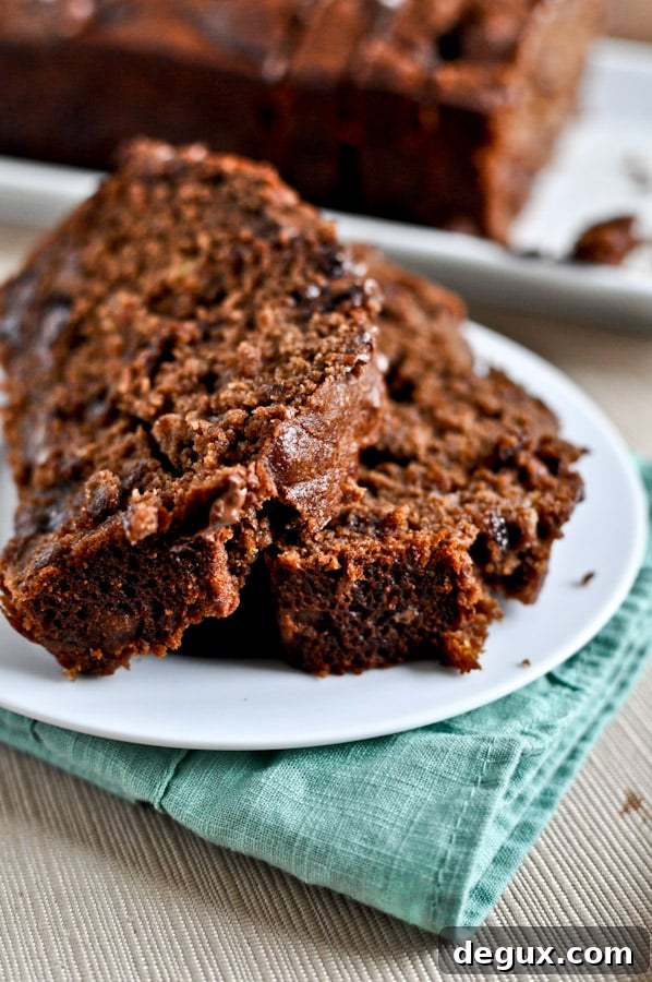 Triple Fudge Banana Bread Triple Fudge Banana Bread