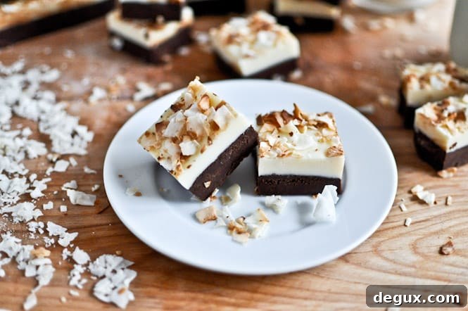 Mocha Coconut Fudge I howsweeteats.com