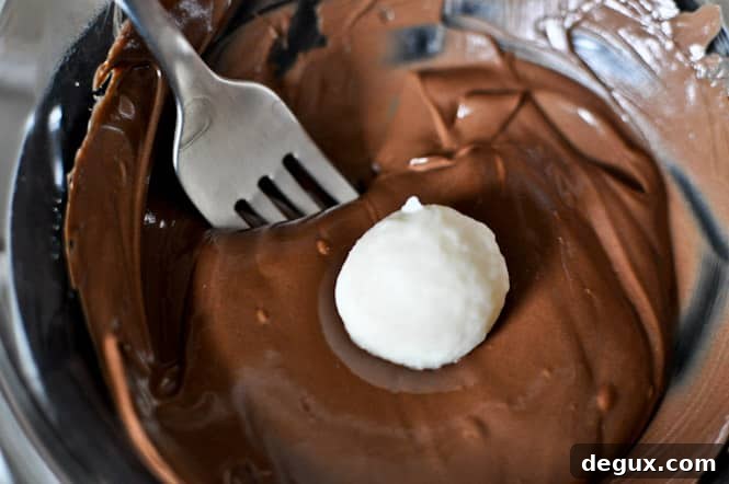 Gooey Chocolate Coconut Truffles I howsweeteats.com