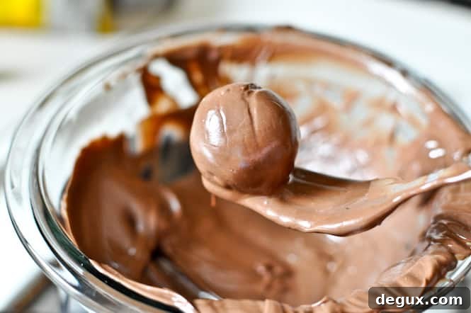 Gooey Chocolate Coconut Truffles I howsweeteats.com
