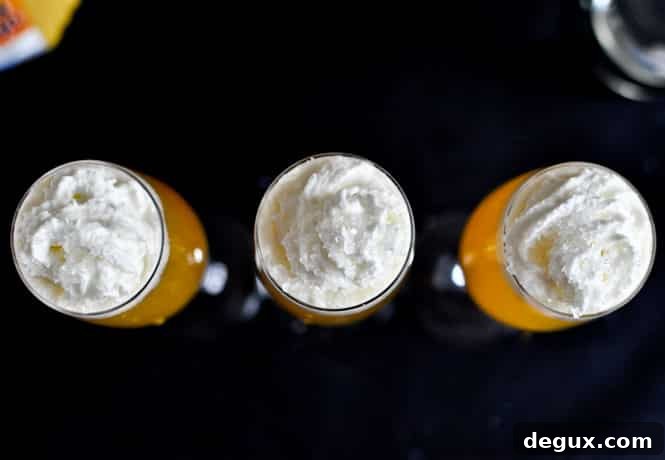 Creamsicle Mimosas