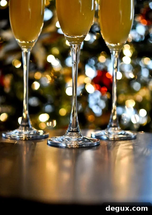 Creamsicle Mimosas - festive brunch cocktail