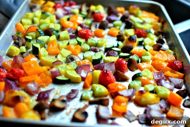 Roasted Vegetable Couscous www.SimplyScratch.com roasted