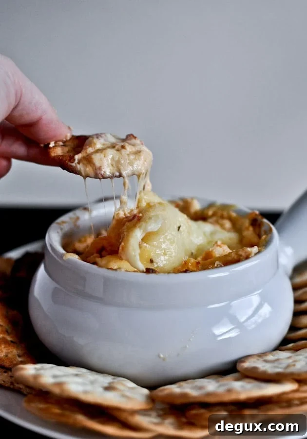 Hot + Cheesy Roasted Red Pepper Dip Hot + Cheesy Roasted Red Pepper Dip