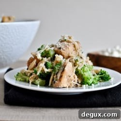 Parmesan Garlic Slow Cooker Chicken with Creamy Orzo 2 img 21580 5