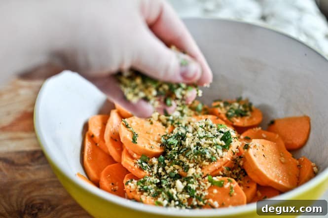 Herb Crusted Sweet Potato Bites