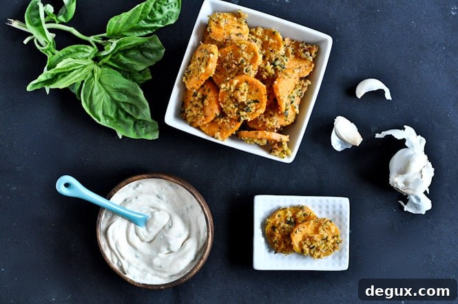 Herb Crusted Sweet Potato Bites