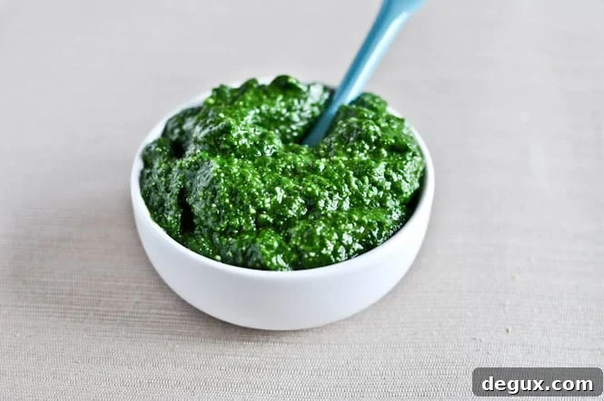 White Cheddar + Arugula Pesto Mac and Cheese