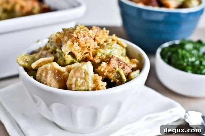 White Cheddar + Arugula Pesto Mac and Cheese