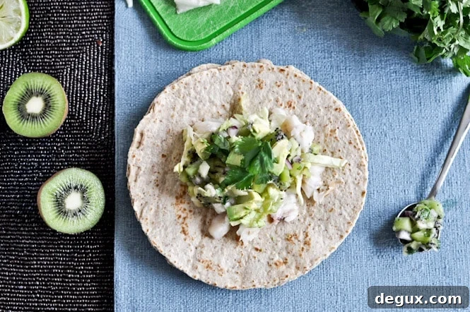 Grilled Coconut Lime Tilapia Tacos with Kiwi Salsa Grilled Coconut Lime Tilapia Tacos with Kiwi Salsa