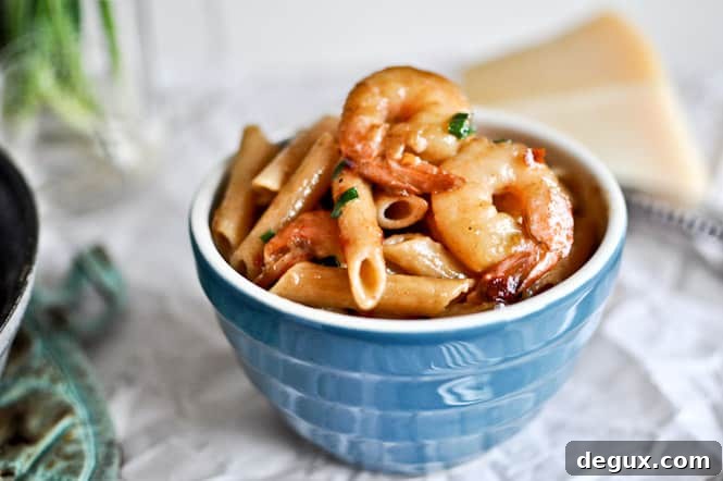 Spicy Parmesan Shrimp Skillet