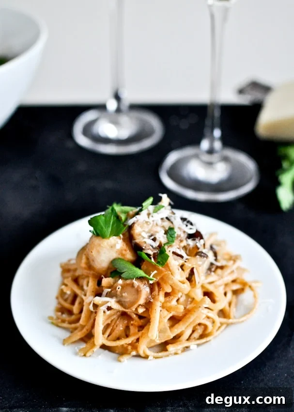 Brown Butter Parmesan Chicken Linguine Brown Butter Parmesan Chicken Linguine