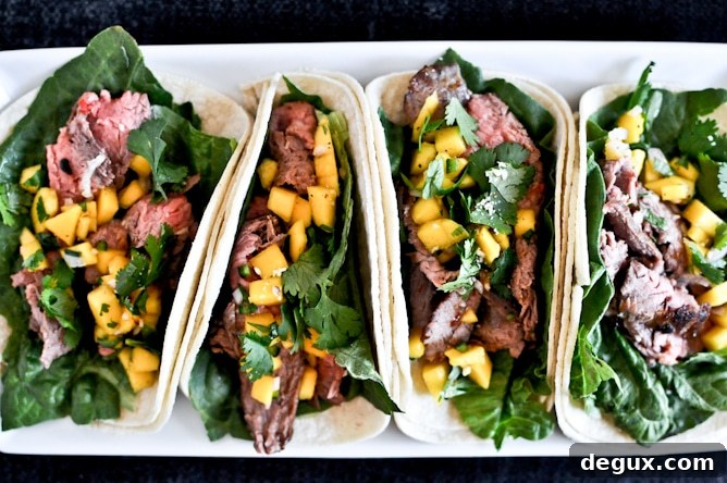 Thai Beef Tacos