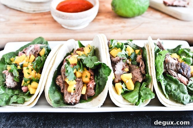 Thai Beef Tacos