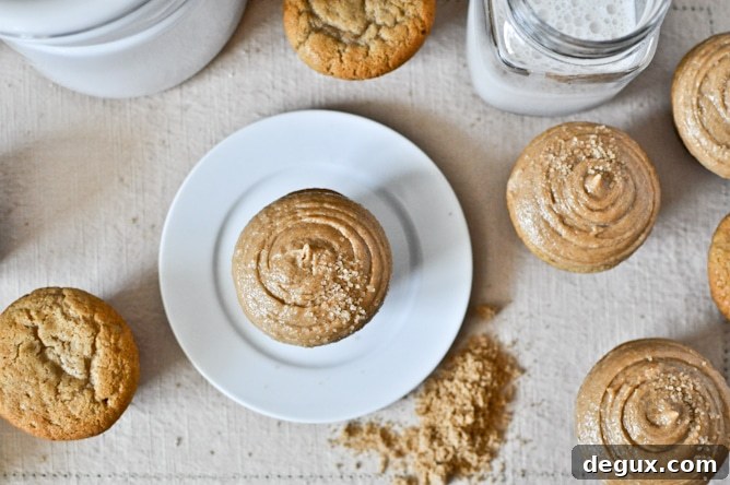 Brown Sugar Cupcakes with Peanut Butter Brown Sugar Frosting Brown Sugar Cupcakes with Peanut Butter Brown Sugar Frosting