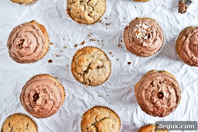 Banana Boat Cupcakes