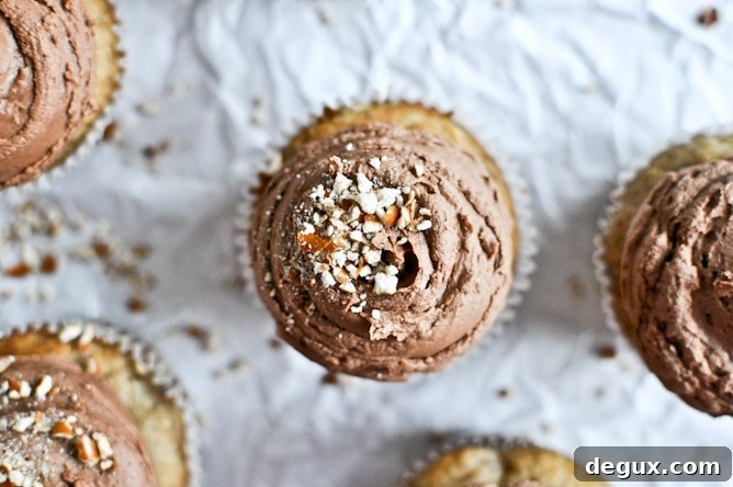 Banana Boat Cupcakes