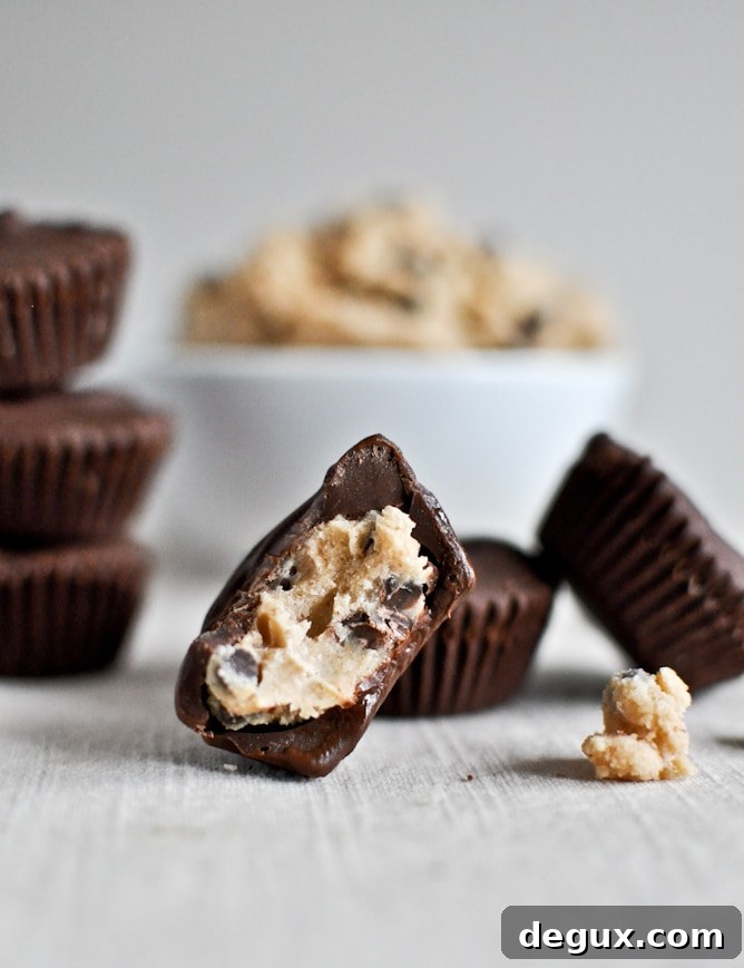 Chocolate Chip Cookie Dough Peanut Butter Cups