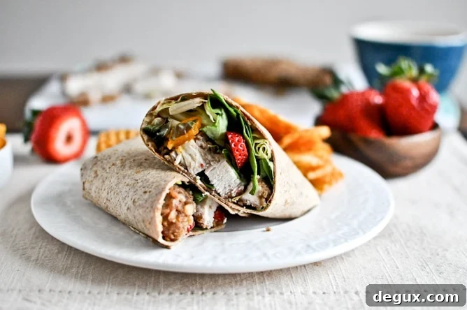 Pecan Crusted Chicken Wraps with Strawberry Honey Mustard Pecan Crusted Chicken Wraps with Strawberry Honey Mustard