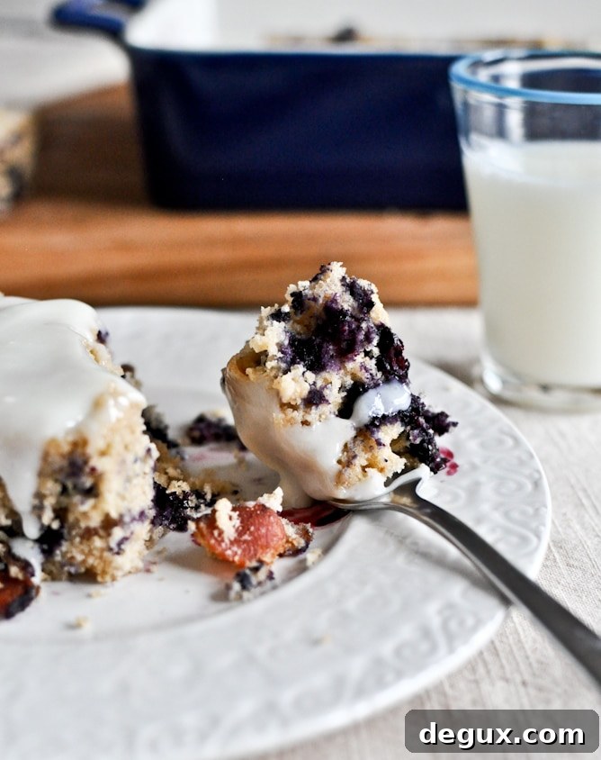 Blueberry Bacon Breakfast Cake Blueberry Bacon Breakfast Cake