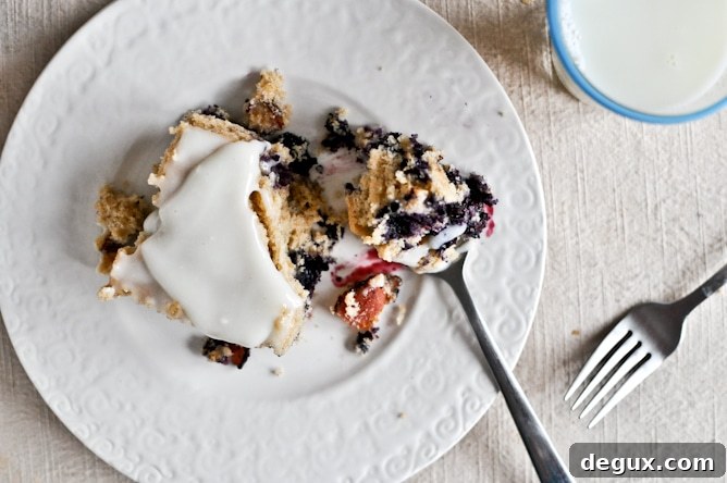 Blueberry Bacon Breakfast Cake Blueberry Bacon Breakfast Cake