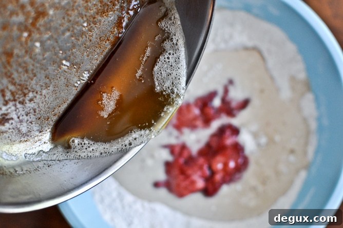Roasted Strawberry Brown Butter Pancakes Roasted Strawberry Brown Butter Pancakes