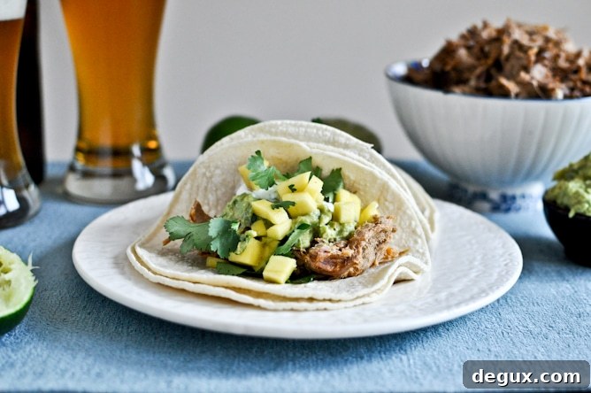 Carnitas tacos ready to eat Carnitas tacos ready to eat