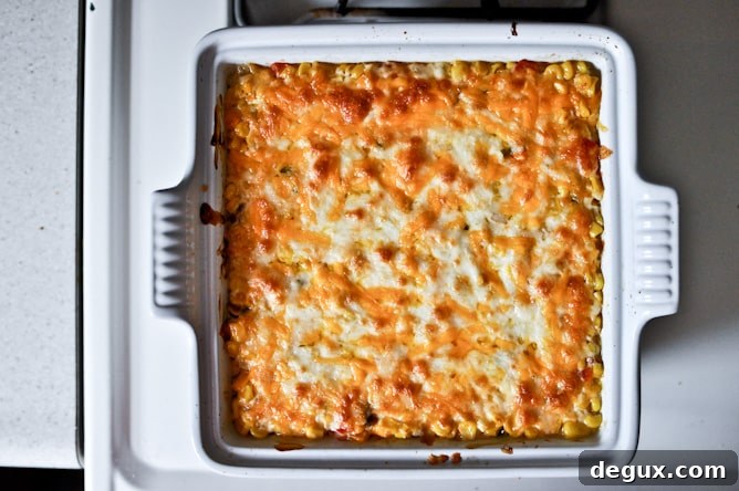 Hot + Cheesy Caramelized Corn Dip I howsweeteats.com