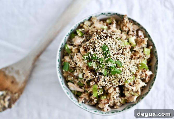 Toasted Sesame Quinoa with Chicken Toasted Sesame Quinoa with Chicken