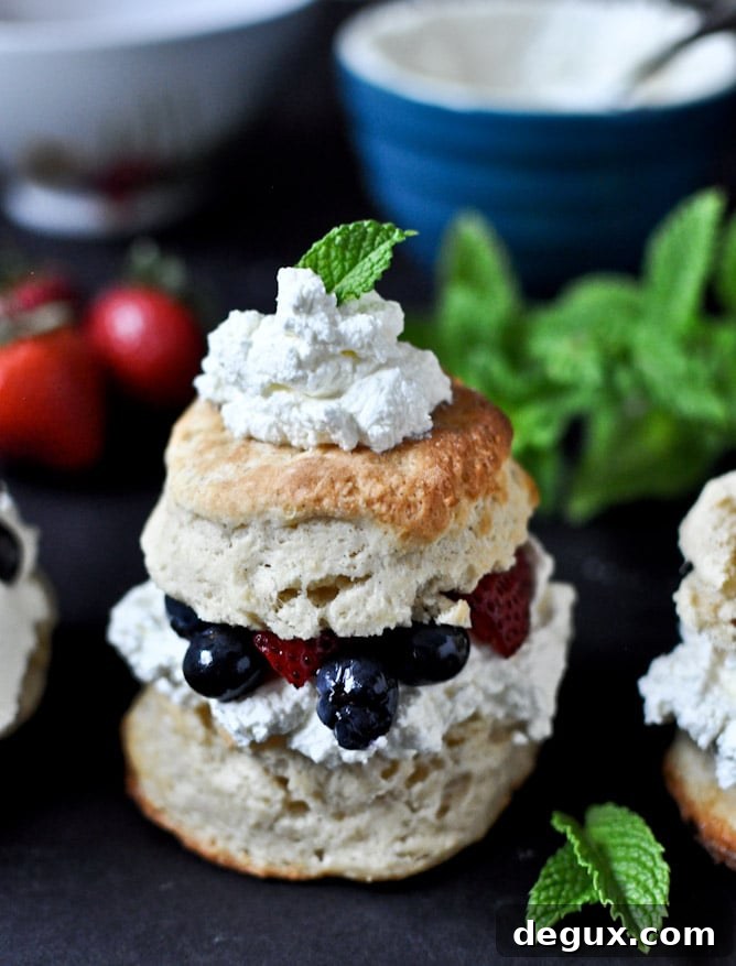 Finished shortcakes