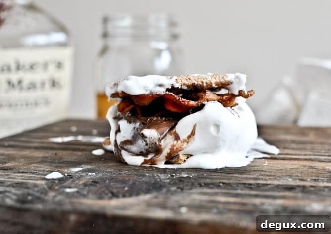 Bourbon Bacon Marshmallow S'mores Bourbon Bacon Marshmallow S'mores