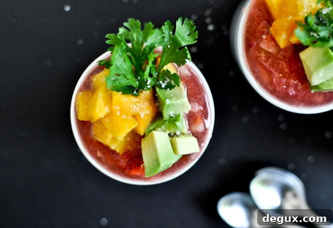 Strawberry Peach Gazpacho Strawberry Peach Gazpacho