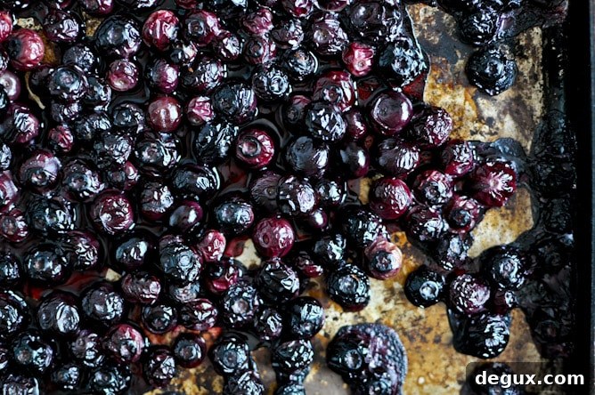 Roasted Blueberry Coconut Quinoa Parfaits with Coconut Granola