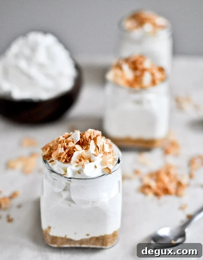 No-Bake Coconut Cream [Goat Cheese] Cheesecake