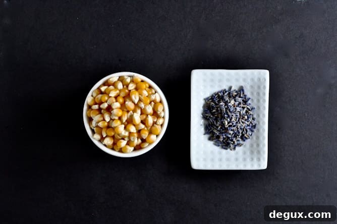 White Chocolate Lavender Vanilla Popcorn