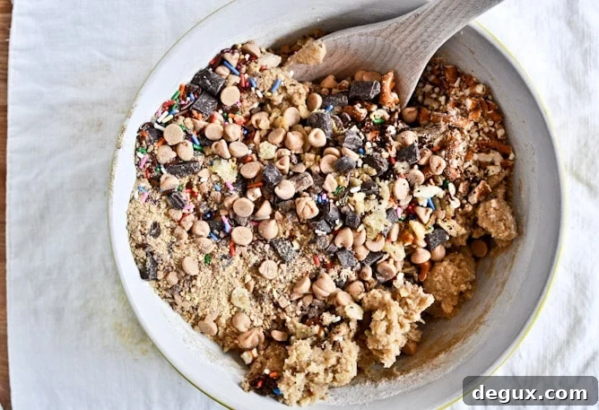 Crazy Confetti Compost Cookies I howsweeteats.com Crazy Confetti Compost Cookies I howsweeteats.com