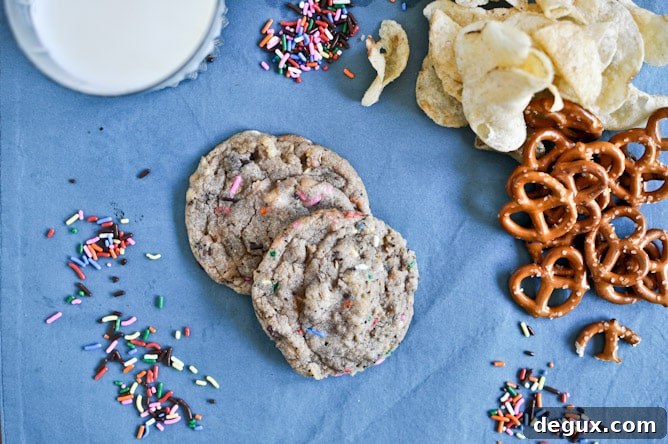 Crazy Confetti Compost Cookies I howsweeteats.com Crazy Confetti Compost Cookies I howsweeteats.com