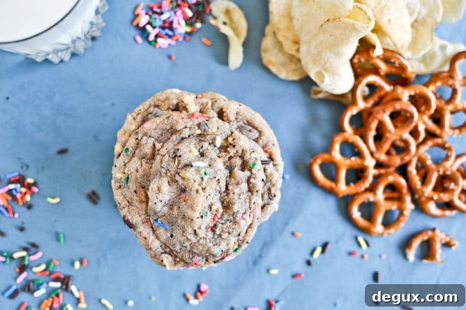 Crazy Confetti Compost Cookies I howsweeteats.com Crazy Confetti Compost Cookies I howsweeteats.com