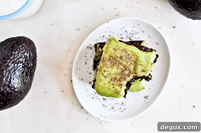 Fudgy Avocado Brownies Fudgy Avocado Brownies