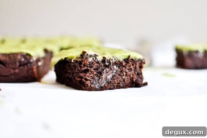 Fudgy Avocado Brownies Fudgy Avocado Brownies