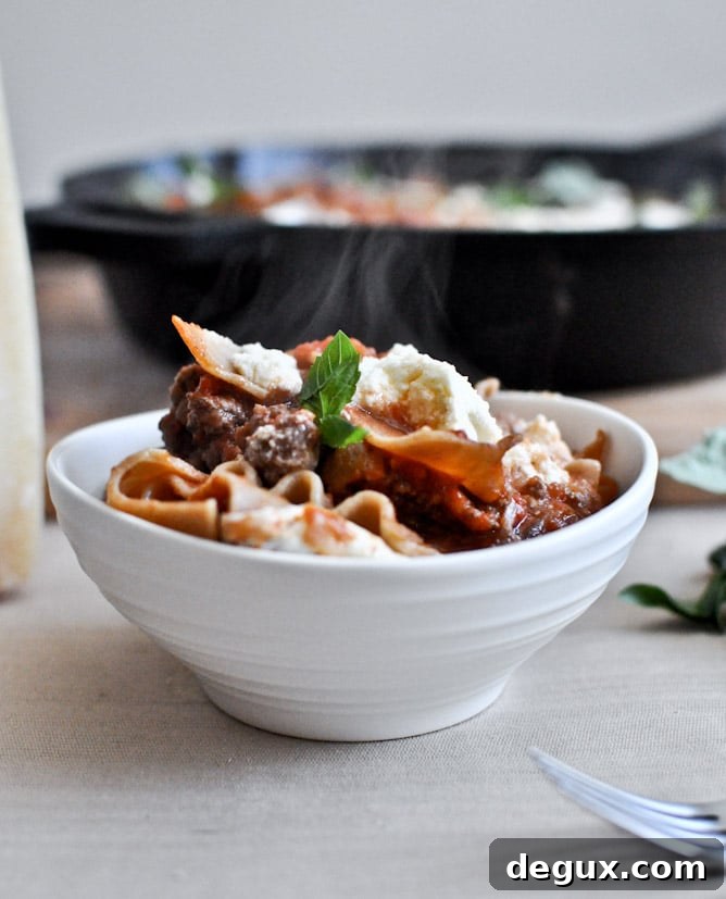 Quick + Easy Skillet Lasagna Quick + Easy Skillet Lasagna