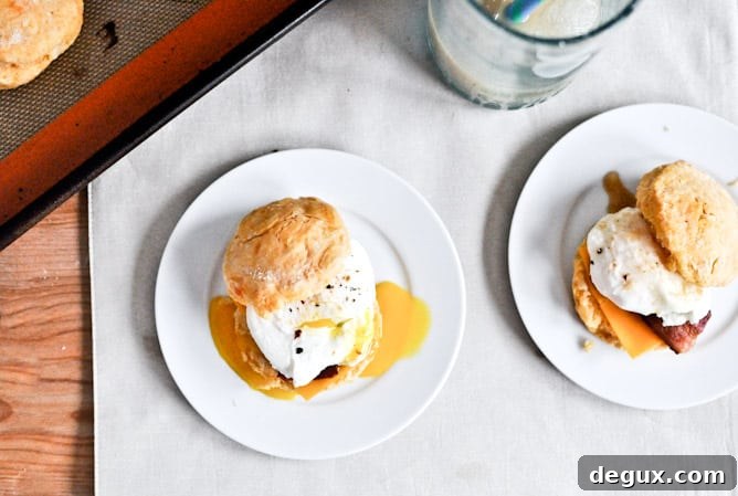 Sweet Potato Breakfast Biscuits I howsweeteats.com