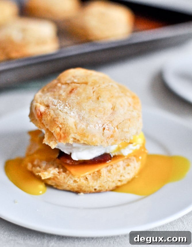 Sweet Potato Breakfast Biscuits I howsweeteats.com