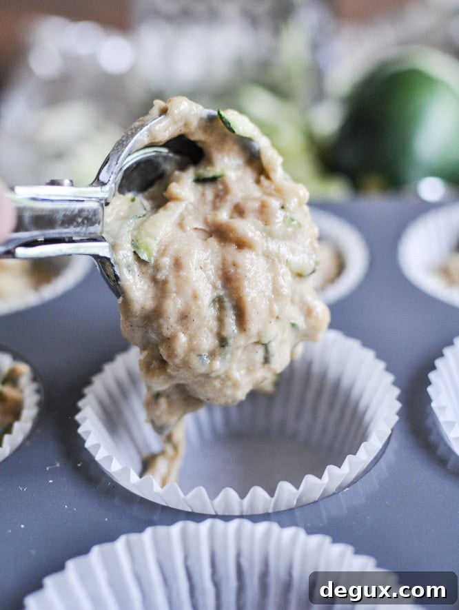 Whole Wheat Zucchini Banana Chocolate Chip Muffins
