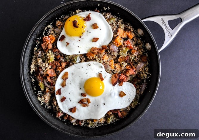 Quinoa Breakfast Skillet I howsweeteats.com Quinoa Breakfast Skillet I howsweeteats.com