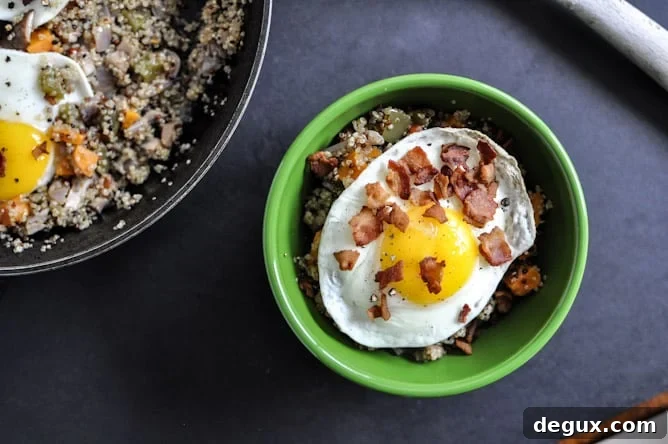 Quinoa Breakfast Skillet I howsweeteats.com