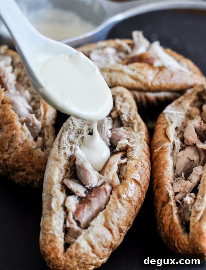 Homemade Chicken Cheesesteaks I howsweeteats.com